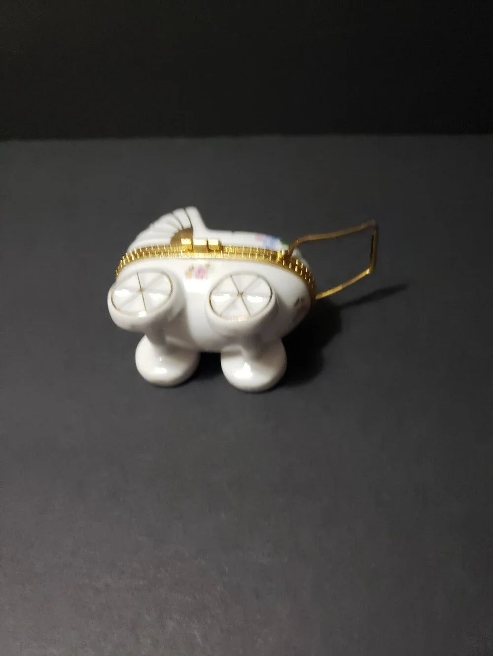 BABY CARRIAGE Floral Trinket Holder